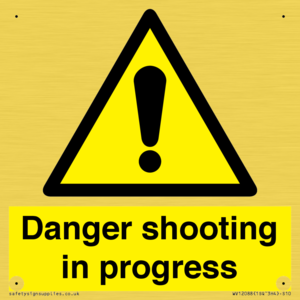 Danger shooting in progress